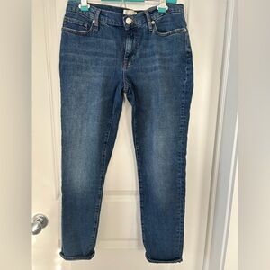 Frame Denim Le Garçon Blue Jeans